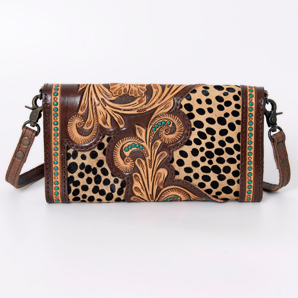 American Darling Hand Tooled Genuine Leather Women Bag Western Handbag Purse