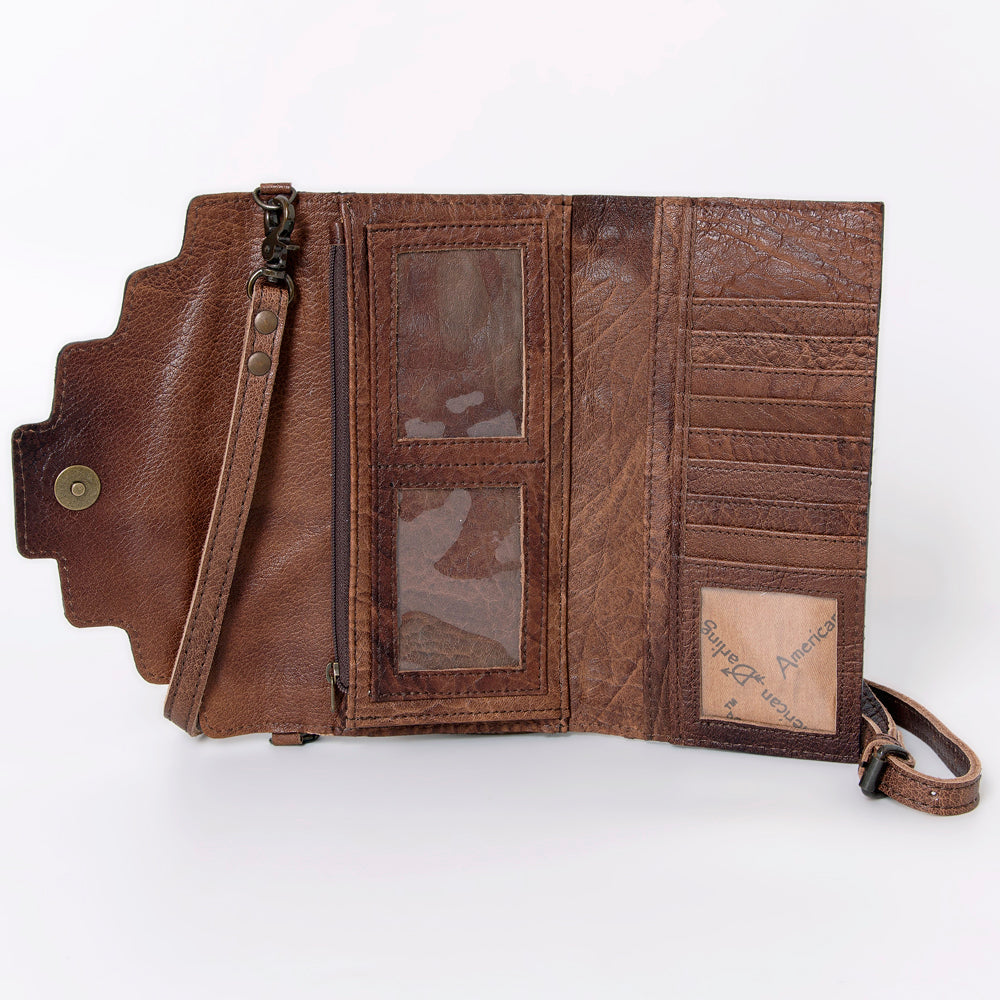 American Darling Hand Tooled Genuine Leather Women Bag Western Handbag Purse