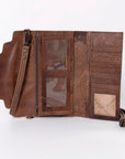 American Darling Hand Tooled Genuine Leather Women Bag Western Handbag Purse
