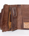American Darling Hand Tooled Genuine Leather Women Bag Western Handbag Purse