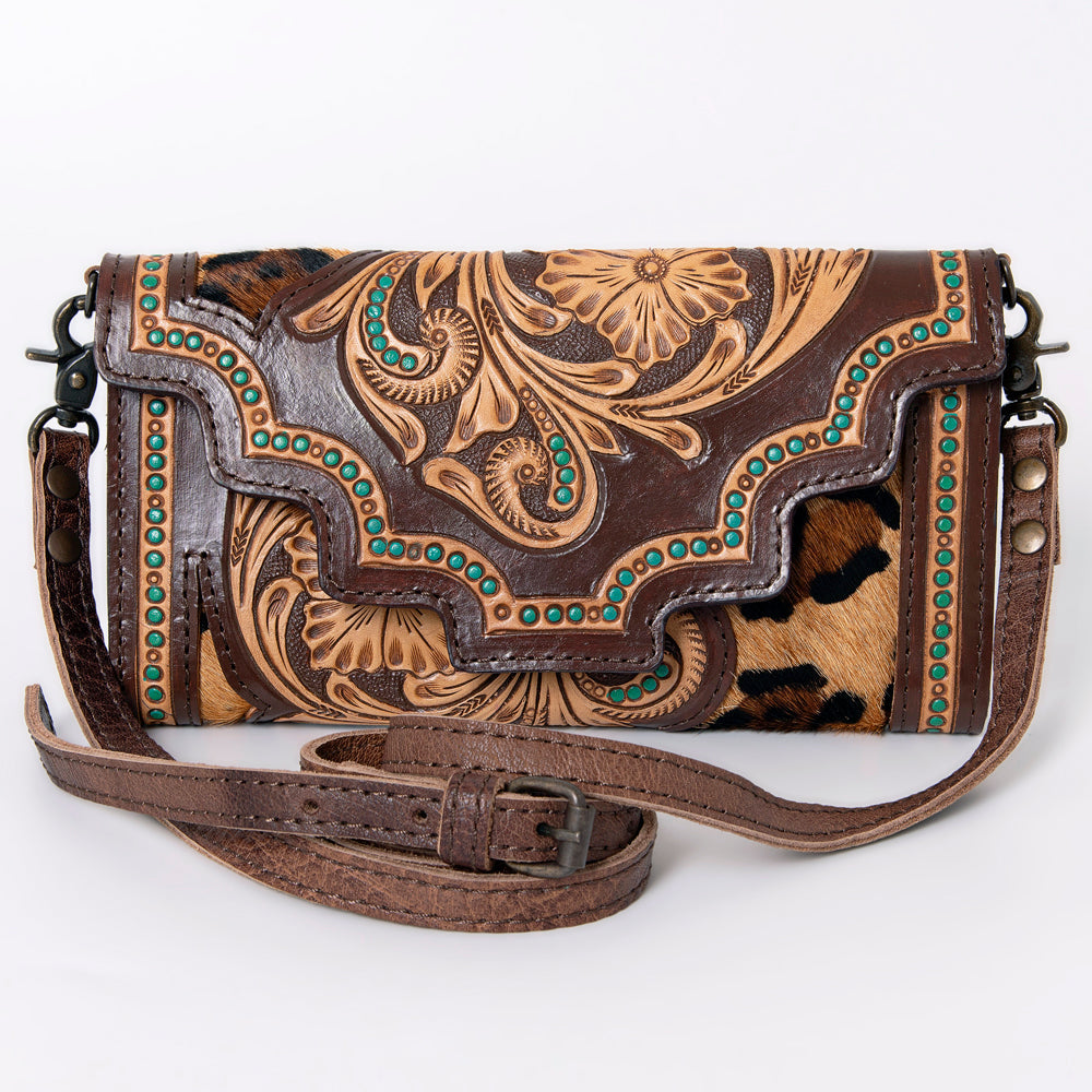 American Darling Hand Tooled Genuine Leather Women Bag Western Handbag Purse