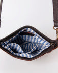 OHLAY KBK119 HOBO Hand Tooled Hair-on Genuine Leather women bag western handbag purse