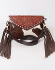 Ohlay Bags KBK120 Envelope Hand Tooled Hair-On Genuine Leather Women Bag Western Handbag Purse