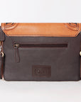 Ohlay Bags KBK123 Clutch Hand Tooled Hair-On Genuine Leather Women Bag Western Handbag Purse