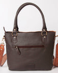 OHLAY KBK124 TOTE Hand Tooled Hair-on Genuine Leather women bag western handbag purse