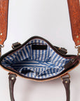 OHLAY KBK124 TOTE Hand Tooled Hair-on Genuine Leather women bag western handbag purse
