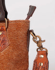 OHLAY KBK124 TOTE Hand Tooled Hair-on Genuine Leather women bag western handbag purse