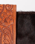 OHLAY KBK125 Backpack Hand Tooled Hair-On Genuine Leather women bag western handbag purse