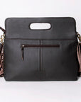 OHLAY KBA106 Clutch Hand Tooled Hair-On Genuine Leather women bag western handbag purse