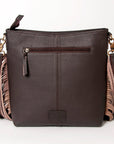 Ohlay Bags KBA114 Cross Body I Hand Tooled Hair-On Genuine Leather Women Bag Western Handbag Purse