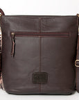 Ohlay Bags KBA117 Cross Body I Hand Tooled Hair-On Genuine Leather Women Bag Western Handbag Purse