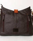 OHLAY KBA125 HOBO Hand Tooled Hair-on Genuine Leather women bag western handbag purse
