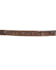 Comfytack Horse Saddle Cinch Girth Handtooled Leather Antique Tan