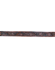 Comfytack Horse Saddle Cinch Girth Handtooled Leather Antique Brown
