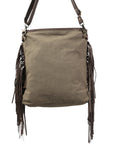 OHLAY MESSENGER Upcycled Wool Upcycled Canvas Hair-on Genuine Leather women bag western handbag purse