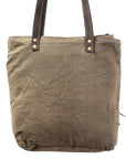 OHLAY KB373 TOTE Hand Tooled Upcycled Wool Upcycled Canvas Hair-on Genuine Leather women bag western handbag purse