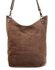 OHLAY MESSENGER Hand Tooled Upcycled Wool Upcycled Canvas  Genuine Leather women bag western handbag purse