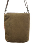 OHLAY MESSENGER Upcycled Wool Upcycled Canvas Hair-on Genuine Leather women bag western handbag purse
