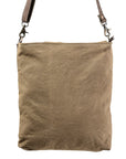 OHLAY MESSENGER Upcycled Wool Upcycled Canvas  Genuine Leather women bag western handbag purse