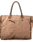 OHLAY KB408 TOTE Upcycled Canvas Genuine Leather women bag western handbag purse