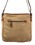 OHLAY MESSENGER Upcycled Wool Upcycled Canvas Hair-on Genuine Leather women bag western handbag purse