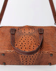American Darling Crocodile Embossed Genuine Leather Women Bag Western Handbag Purse