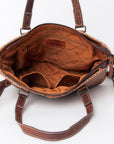 American Darling Crocodile Embossed Genuine Leather Women Bag Western Handbag Purse