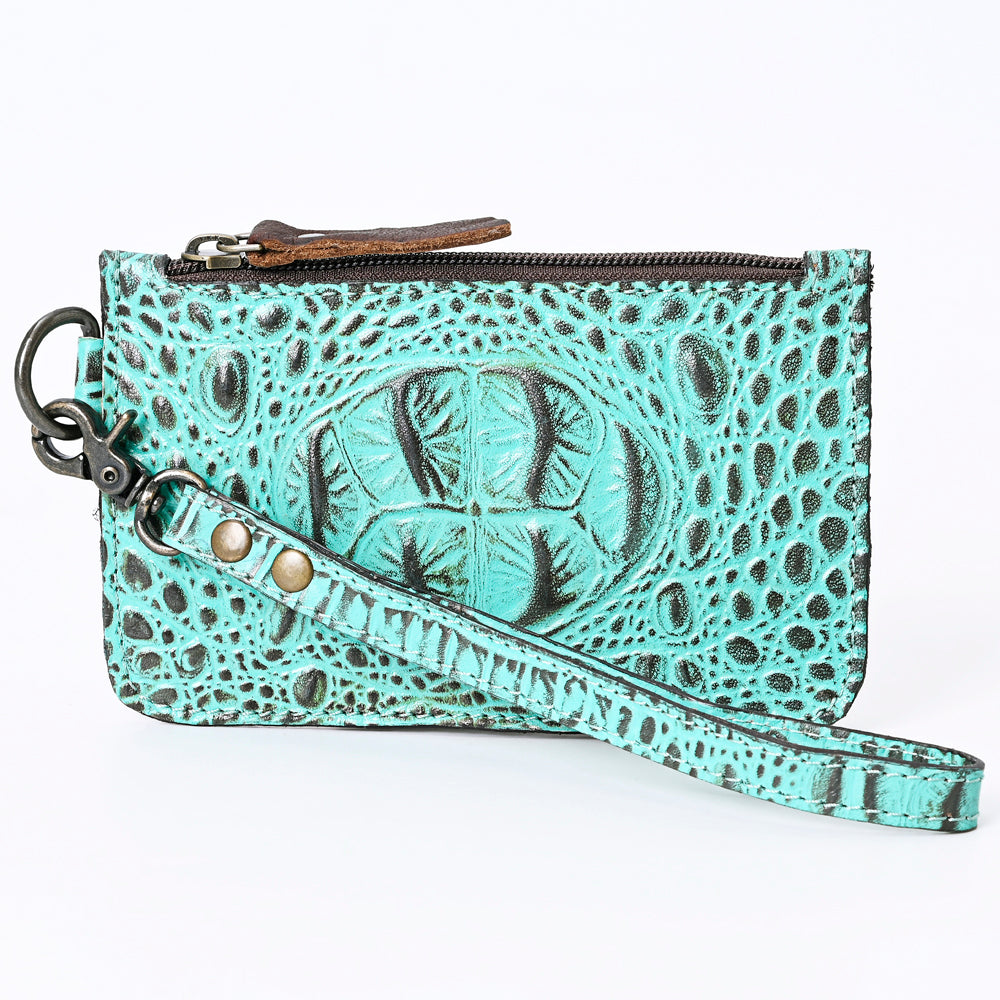 American Darling Crocodile Embossed Genuine Leather Women Bag Western Handbag Purse