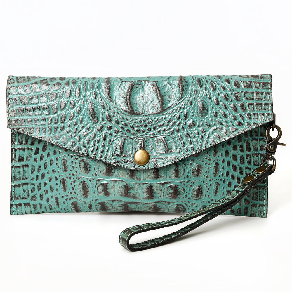American Darling Crocodile Embossed Genuine Leather Women Bag Western Handbag Purse