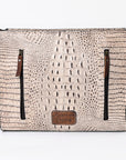 American Darling Crocodile Embossed Genuine Leather Women Bag Western Handbag Purse