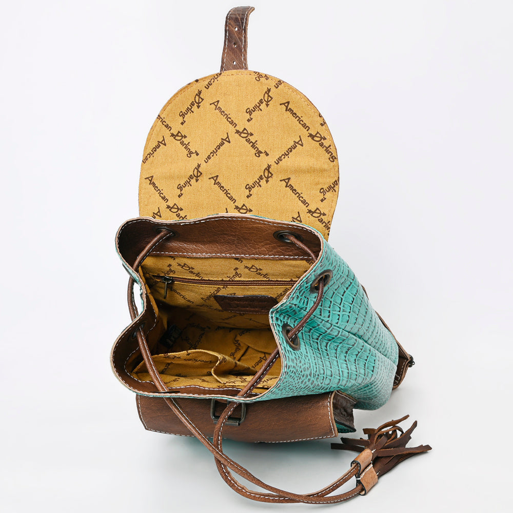 American Darling Crocodile Embossed Genuine Leather Women Bag Western Handbag Purse