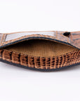 American Darling Crocodile Embossed Genuine Leather Women Bag Western Handbag Purse