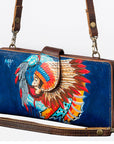 American Darling Wristlet Genuine Leather Women Bag Western Handbag Purse