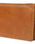 Spaghetti Western Swc450Tan Wallet Vintage Handmade Drum Dyed Genuine European Cowhide Leather Women Bag Western Handbag Purse