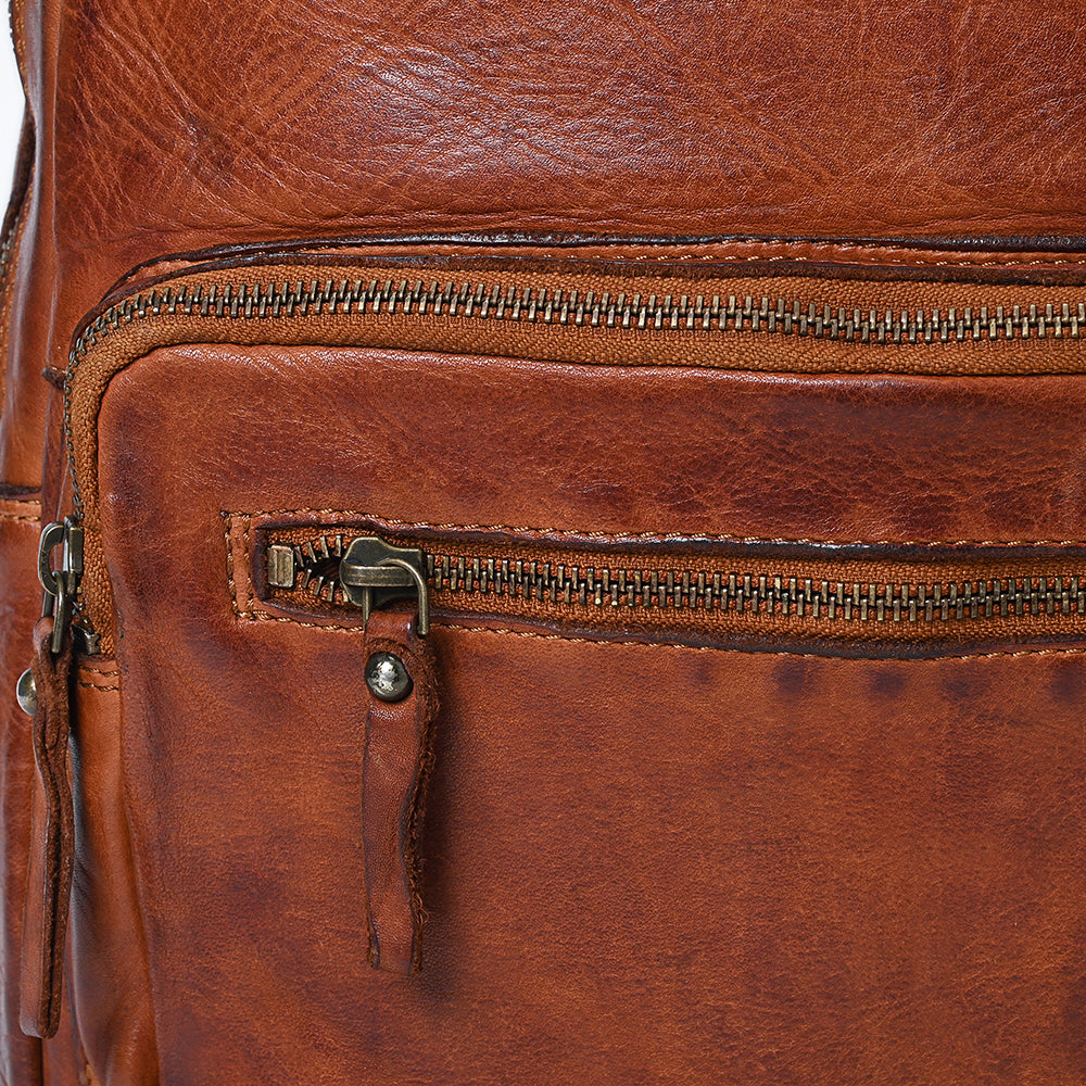 Spaghetti Western Swc416Cg Backpack Vintage Handmade Drum Dyed Genuine European Cowhide Leather Women Bag Western Handbag Purse