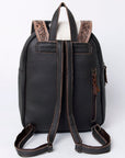 OHLAY SKBG158 Backpack Hand Tooled Hair-On Genuine Leather women bag western handbag purse