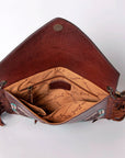 American Darling Envelope Hand Tooled Genuine Leather Women Bag Western Handbag Purse