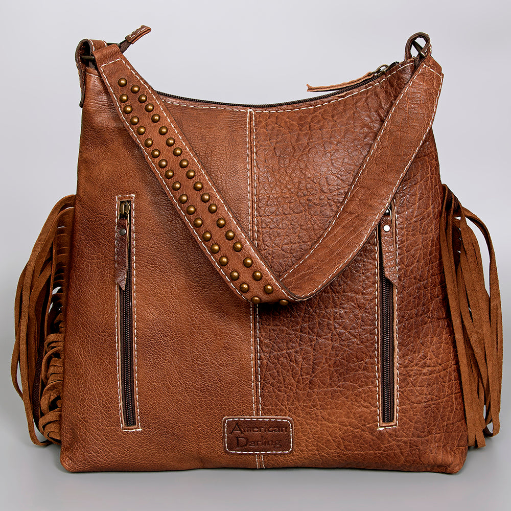 American Darling ADBG980B Hobo Hand Tooled Saddle Blanket Genuine Leather Women Bag Western Handbag Purse