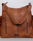 American Darling ADBG980B Hobo Hand Tooled Saddle Blanket Genuine Leather Women Bag Western Handbag Purse
