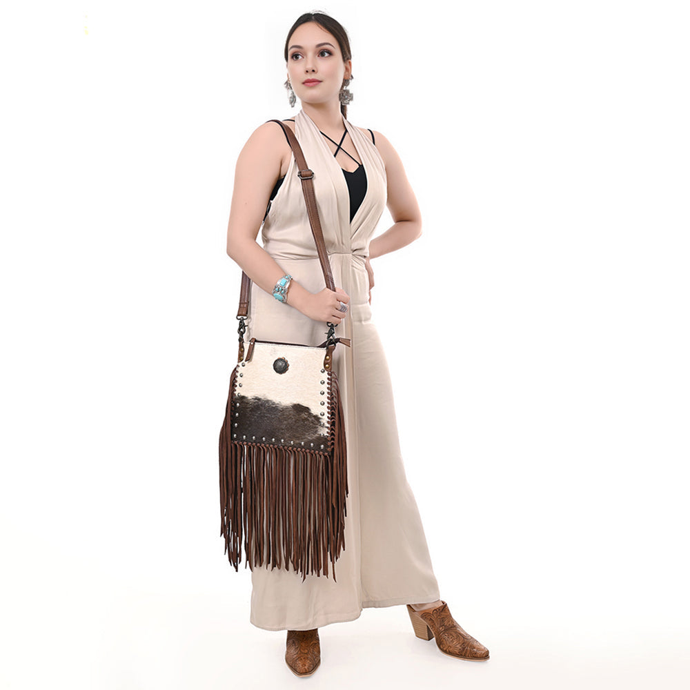 American Darling Cross Body I Hair-On Genuine Leather Women Bag Western Handbag Purse