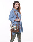 American Darling Briefcase Hair On Genuine Leather Western Women Bag | Handbag Weekend Travel Bags