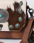 American Darling Briefcase Hair On Genuine Leather Western Women Bag | Handbag Weekend Travel Bags