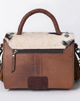 American Darling Briefcase Hair On Genuine Leather Western Women Bag | Handbag Weekend Travel Bags