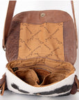 American Darling ADBG984 Crossbody Hair-On Genuine Leather Women Bag Western Handbag Purse