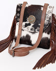 American Darling ADBG984 Crossbody Hair-On Genuine Leather Women Bag Western Handbag Purse