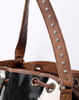 American Darling Bucket Hair on Genuine Leather W. Women Bag Handbag