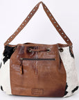 American Darling Bucket Hair on Genuine Leather W. Women Bag Handbag
