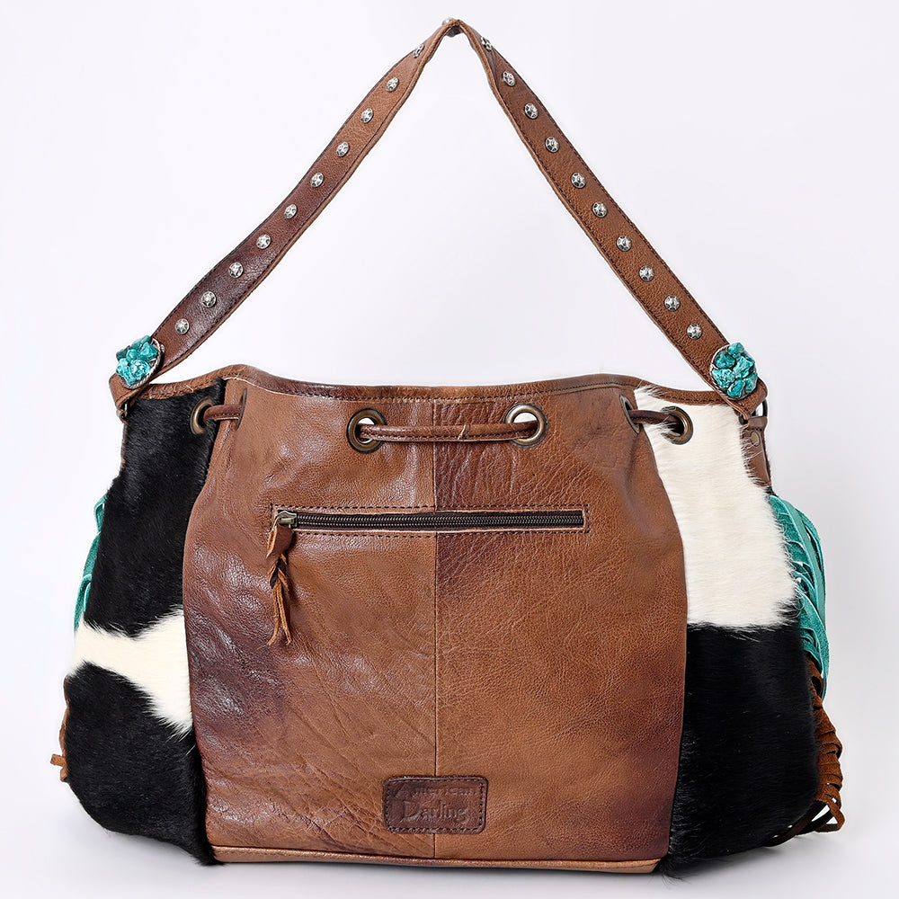 American Darling Hobo Hair-On Genuine Leather Women Bag Western Handbag Purse