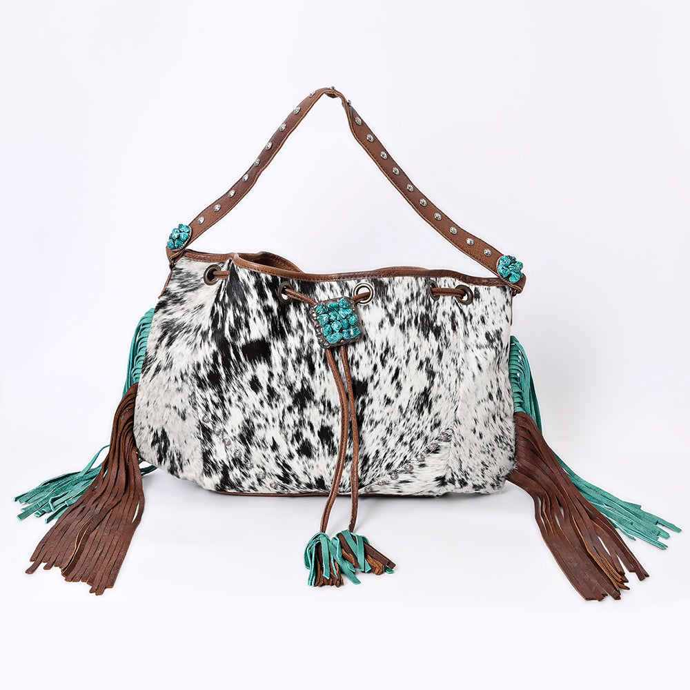 American Darling Hobo Hair-On Genuine Leather Women Bag Western Handbag Purse