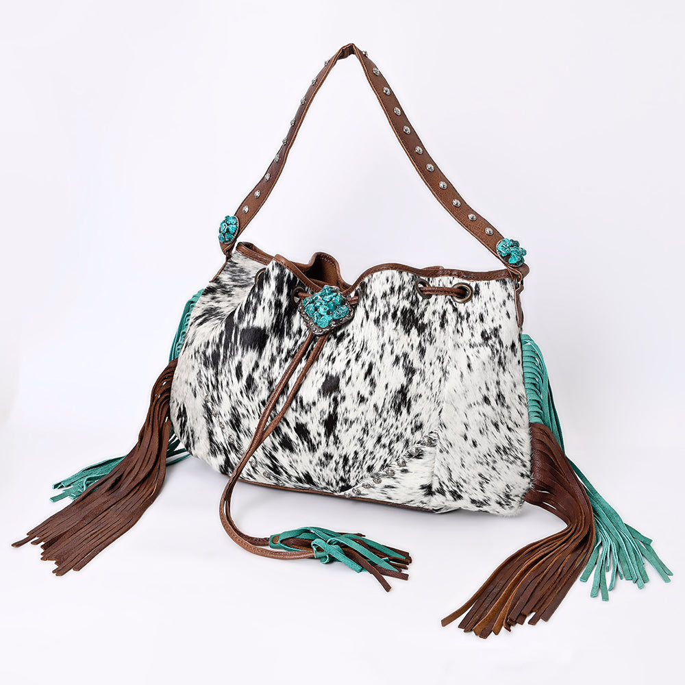 American Darling Hobo Hair-On Genuine Leather Women Bag Western Handbag Purse